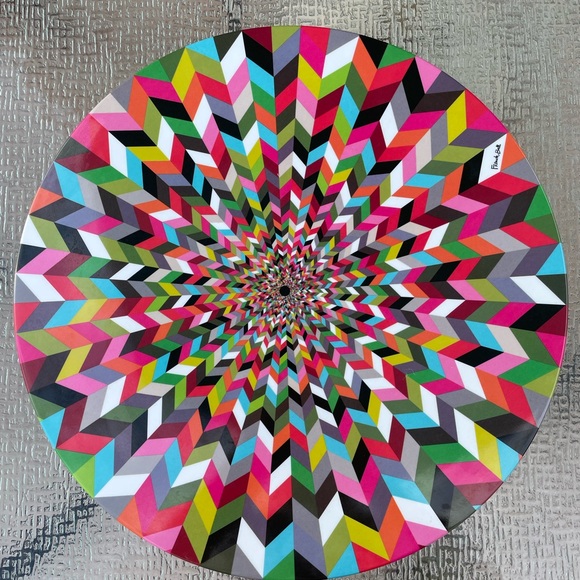 French Bull Ziggy Lazy Susan – 15.75” Vibrant Rotating Melamine Platter - Picture 2 of 10